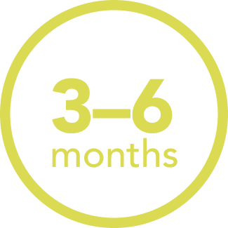 3 to 6 months