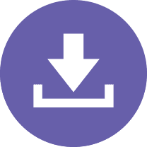 Download icon in purple